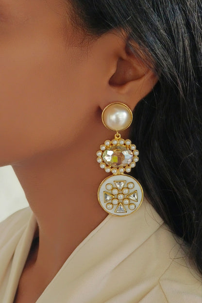 Sanah Embellished Dangler Earrings 