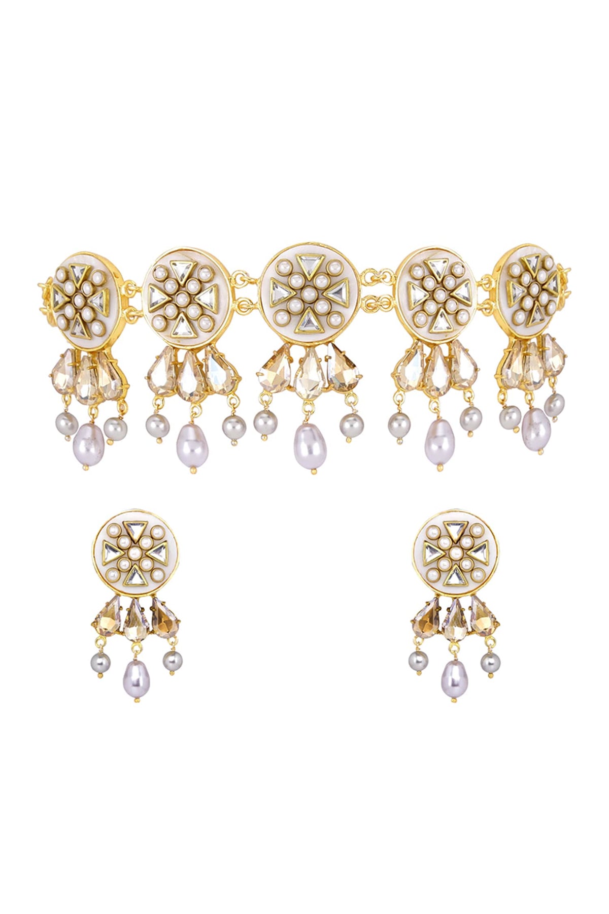 Ruheen Pearl Choker Set 
