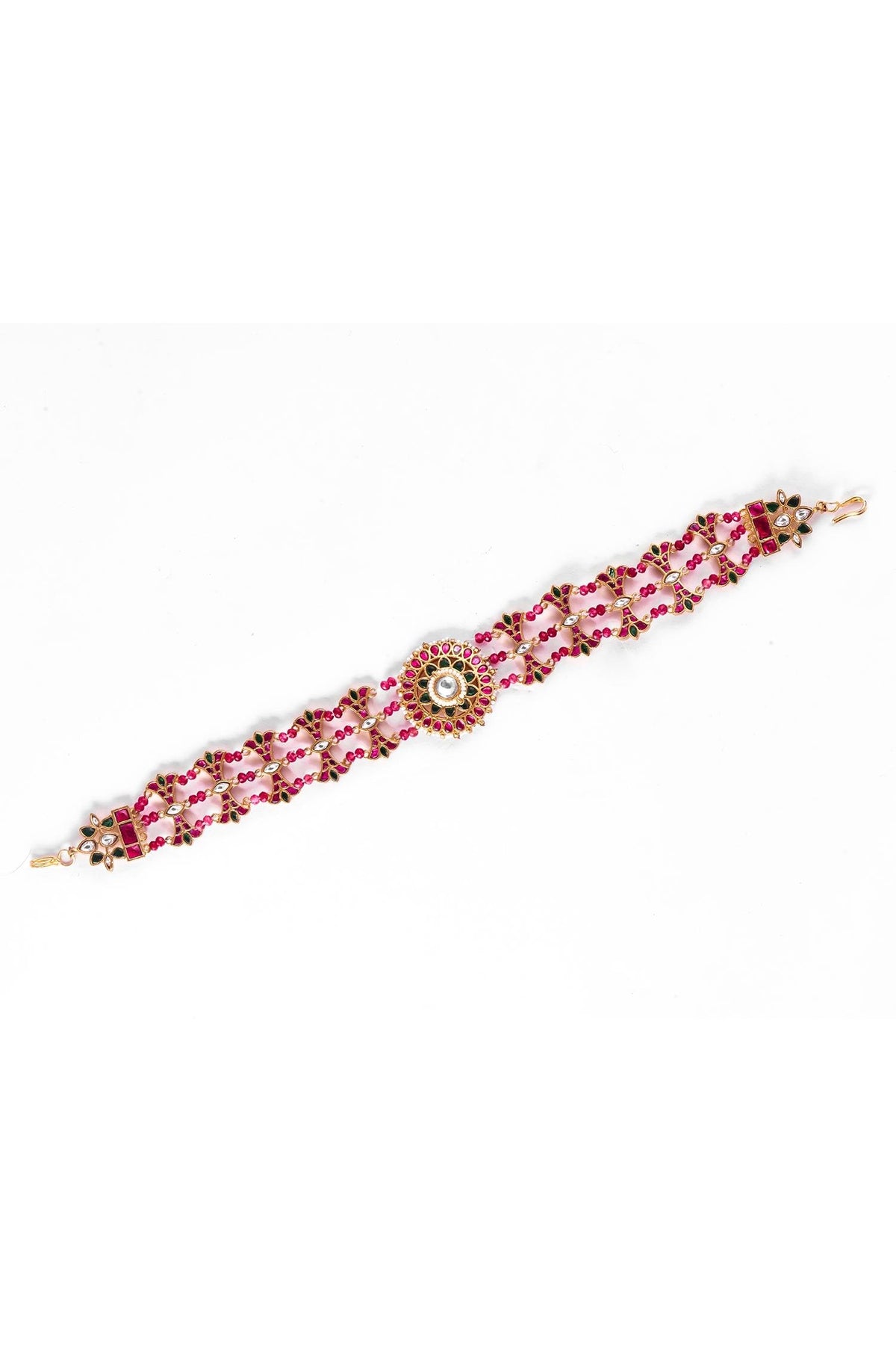 Handmade Jadau Kundan Embellished Mathapatti 