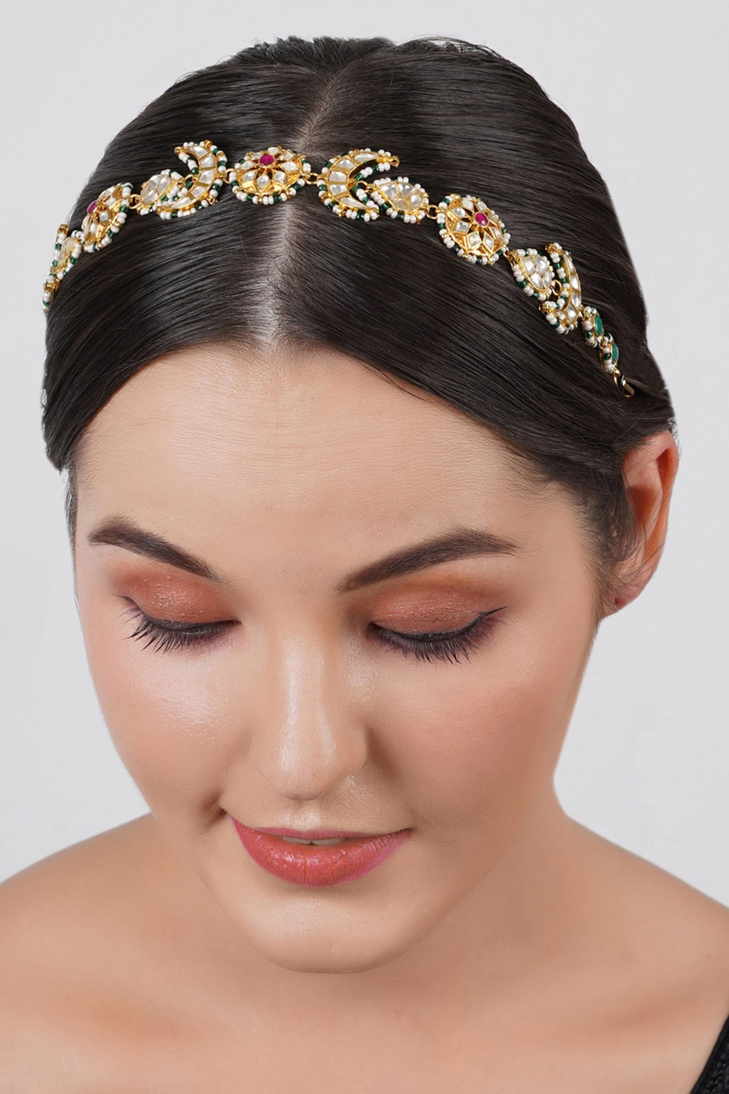 Kundan Embellished Sheeshpatti 