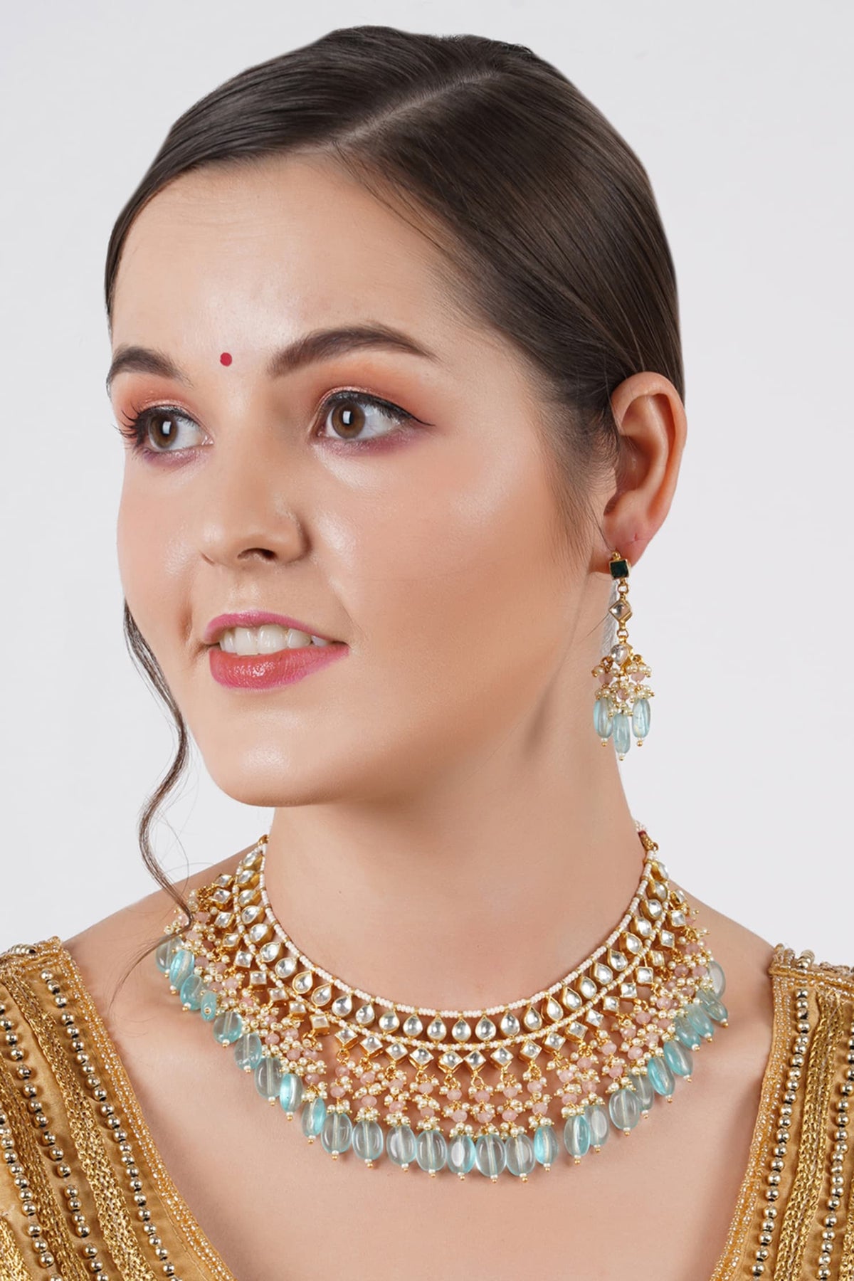 Kundan Embellished Choker Set 