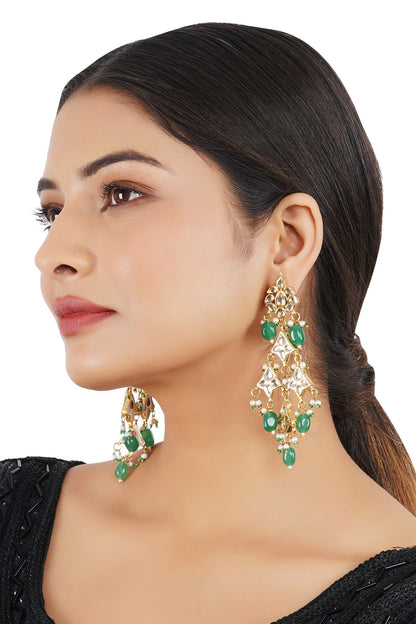 Bead Drop Dangler Earrings 