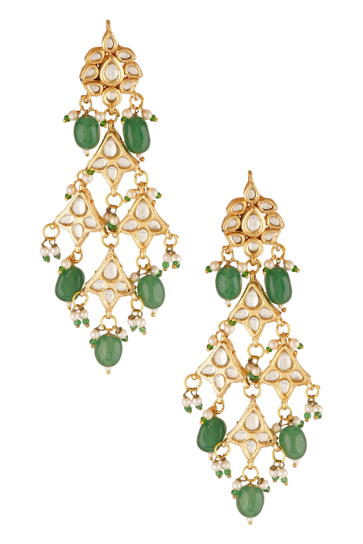 Bead Drop Dangler Earrings 