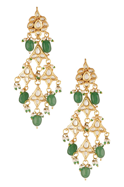 Bead Drop Dangler Earrings 