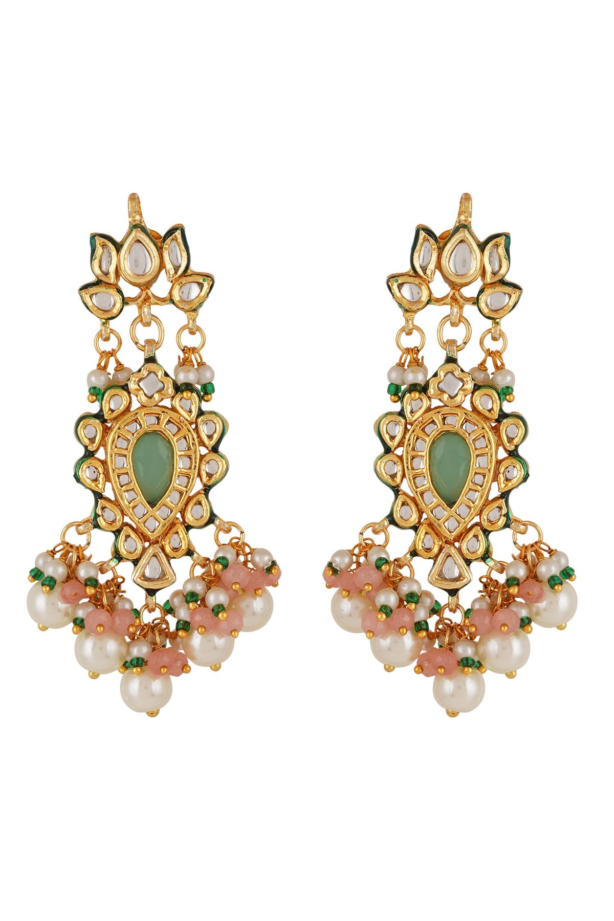 Kundan Embellished Dangler Earrings 