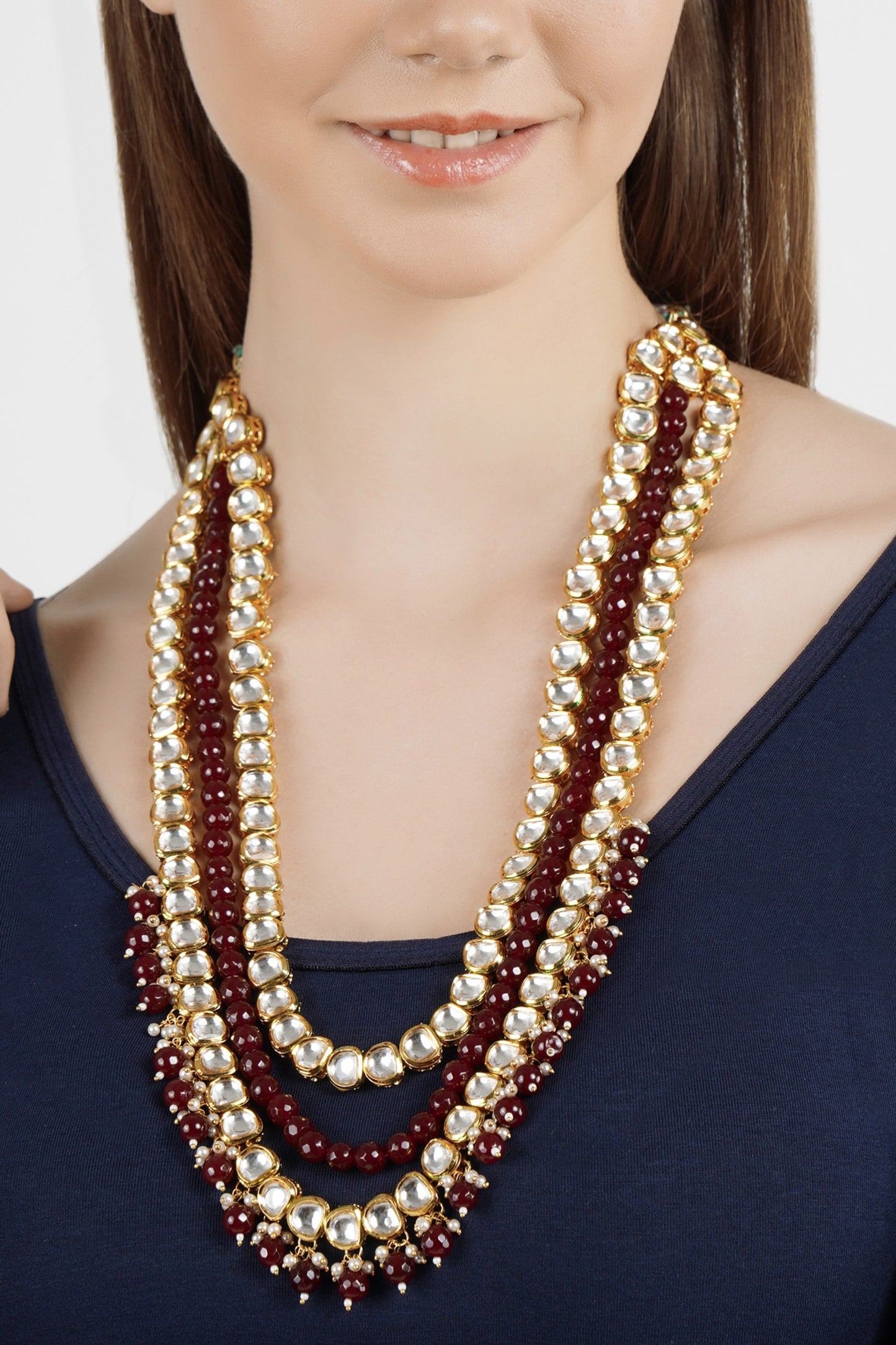 Kundan Long Necklace 