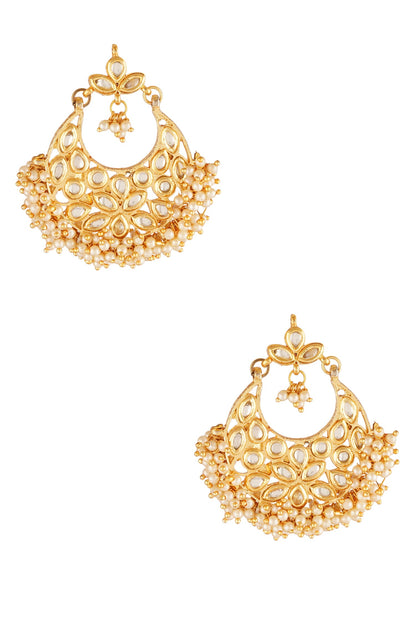 Bead Drop Chandbali Earrings 