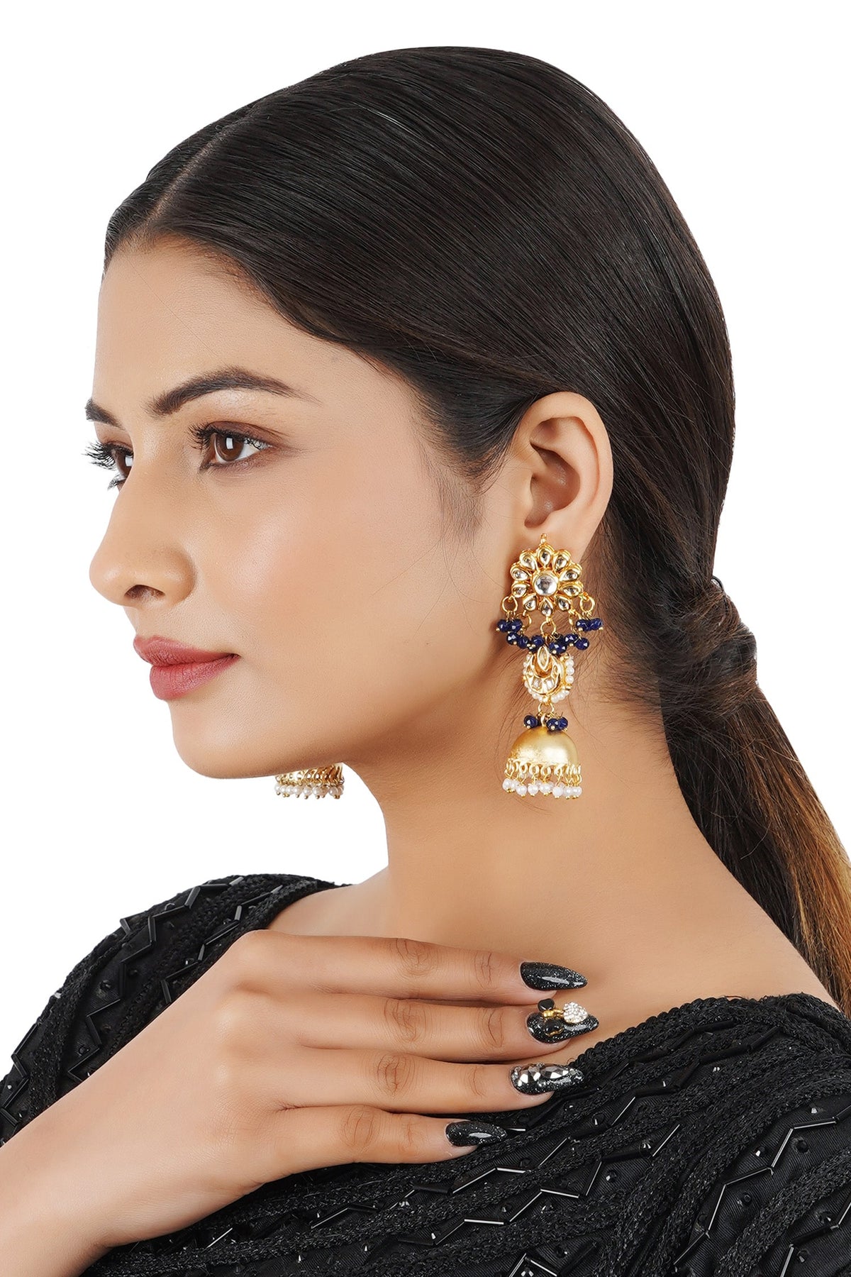 Carved Dangler Earrings 