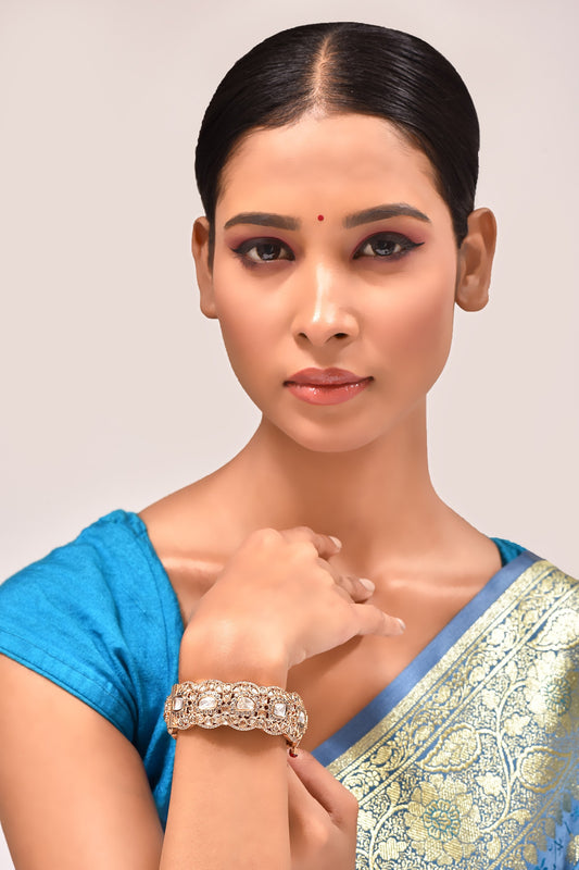 Kundan Embellished Kada 