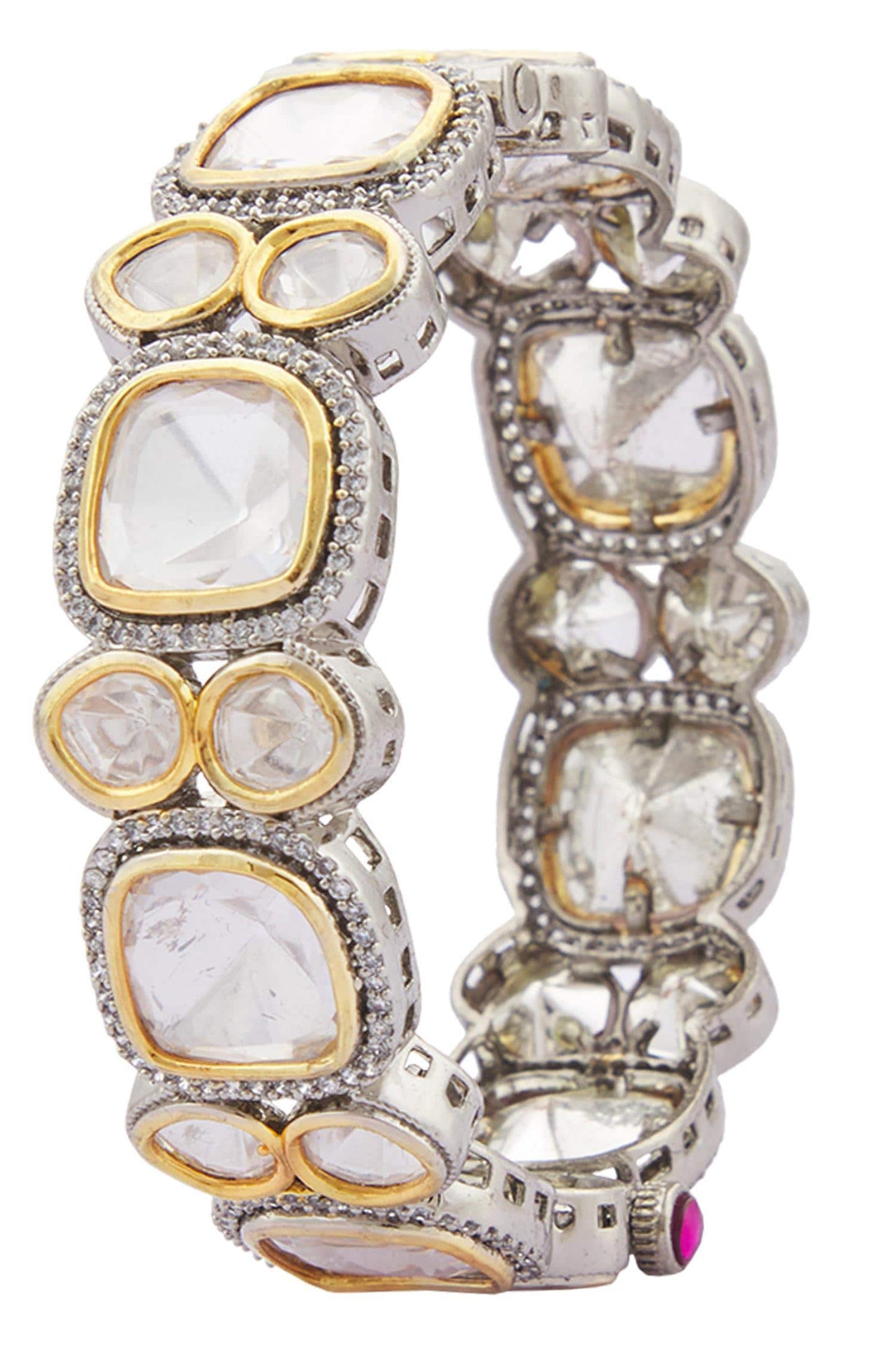 Polki Studded Kada - Single Pc 