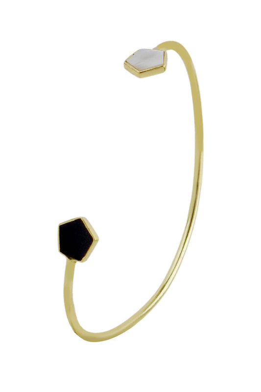 Lumi Geometric Pattern Bangle 
