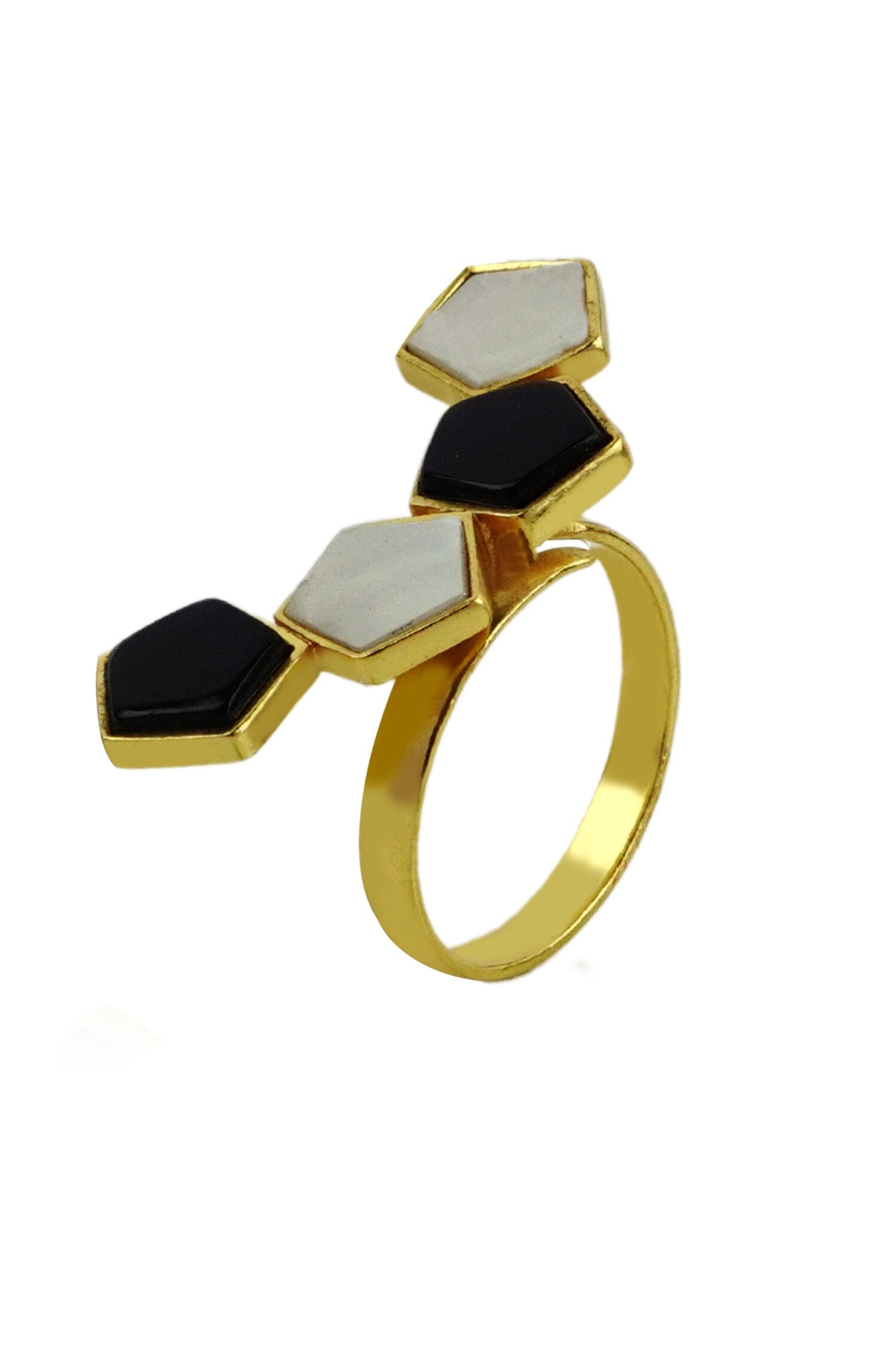 Arlo Geometric Pattern Ring 