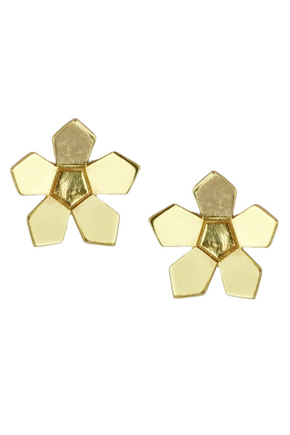 Adler Floral Pattern Studs 