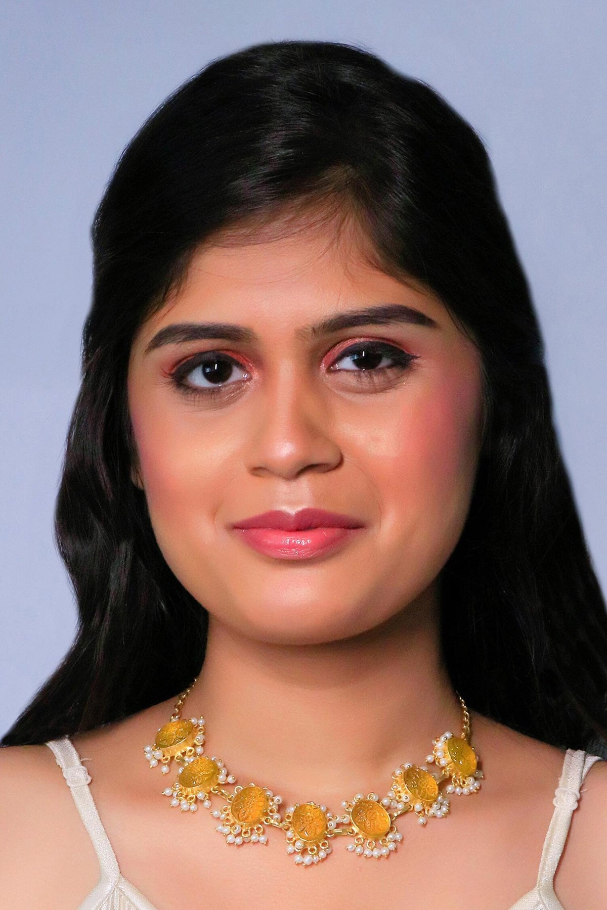 Gold & Yellow Stone Necklace 