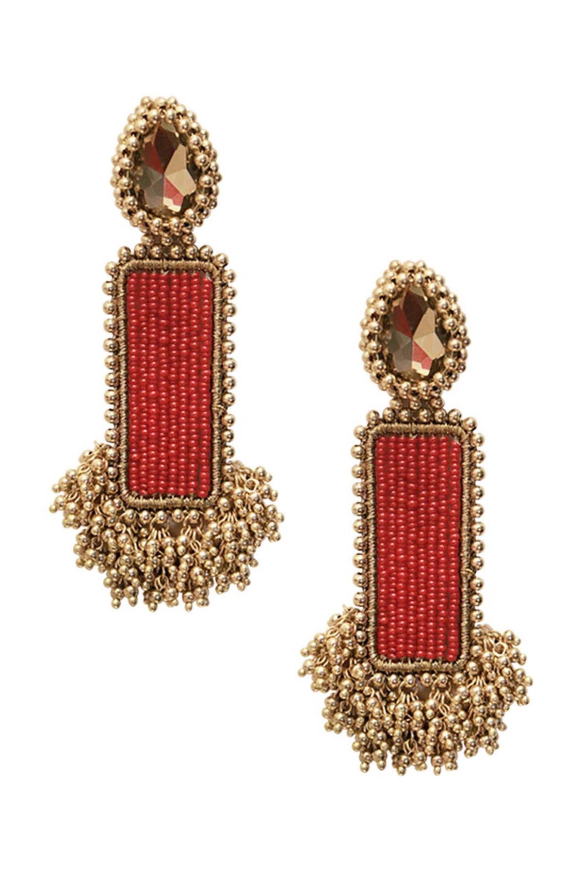 Red Wedding Danglers 
