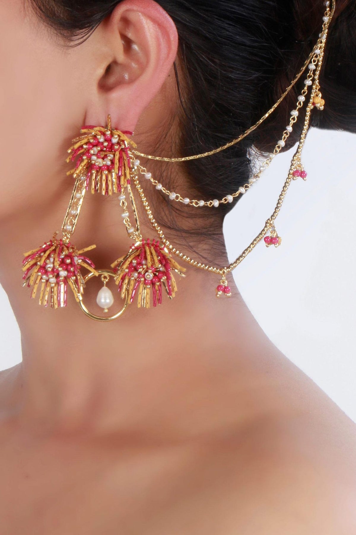Mimosa Chandelier Earrings 