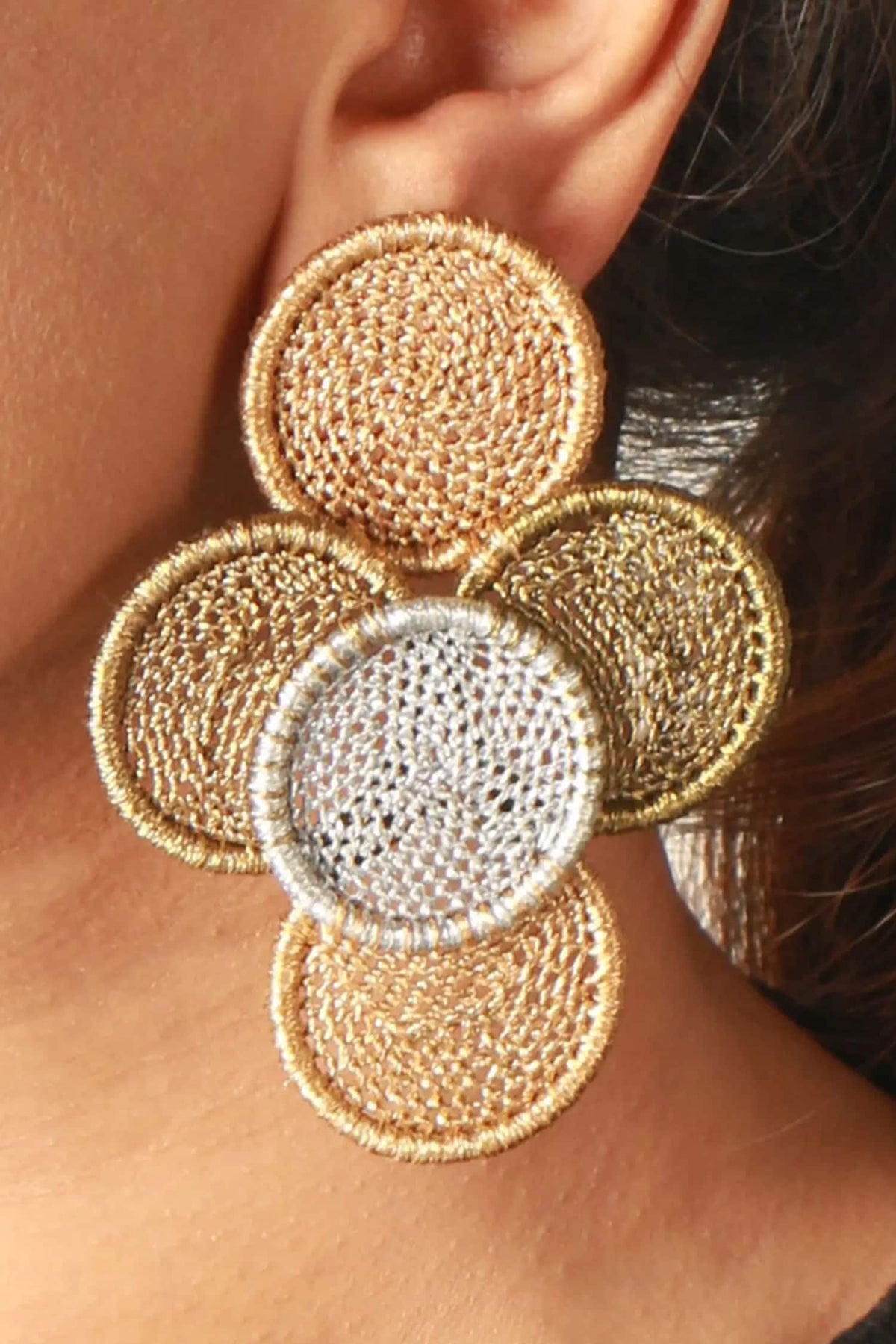 Quad Circles Earrings 