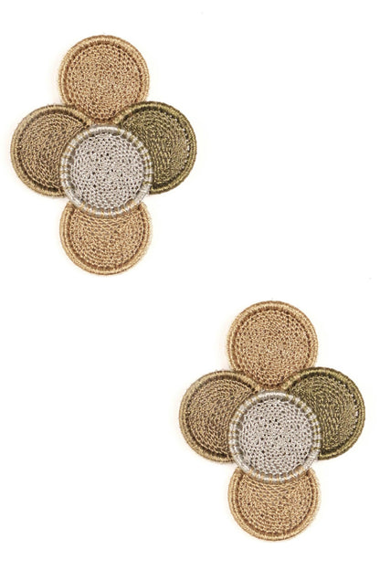 Quad Circles Earrings 