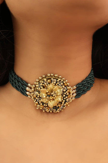 Green Kalyani Choker 