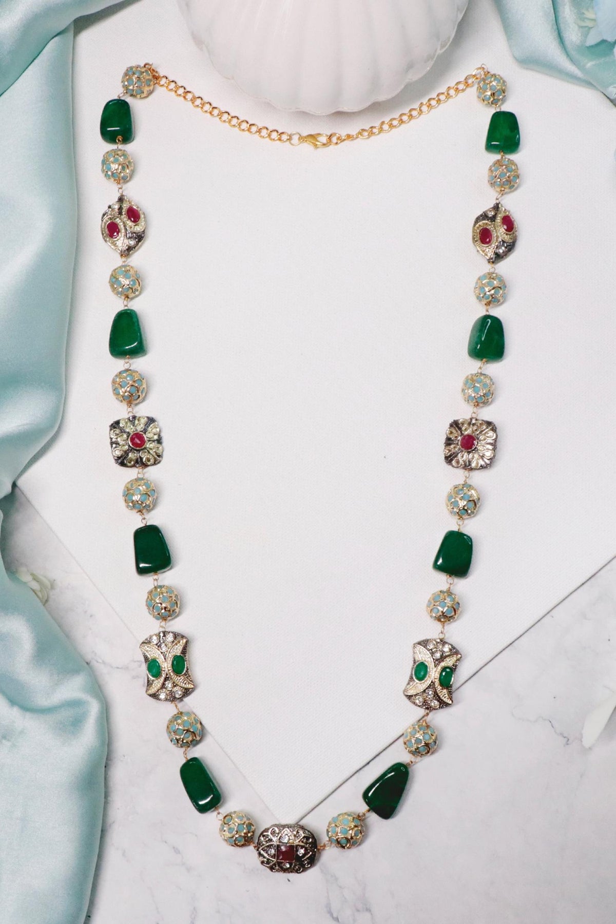 Stone Embellished Necklace 