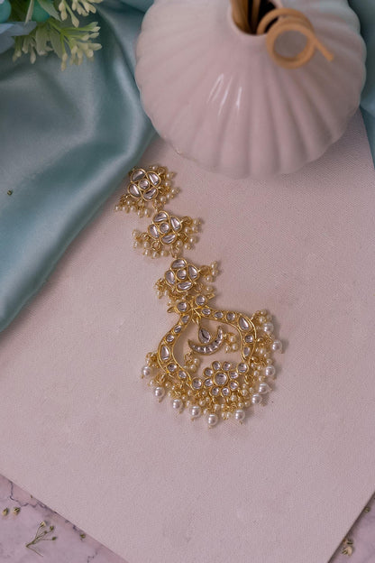 Pearl Embellished Maangtikka 
