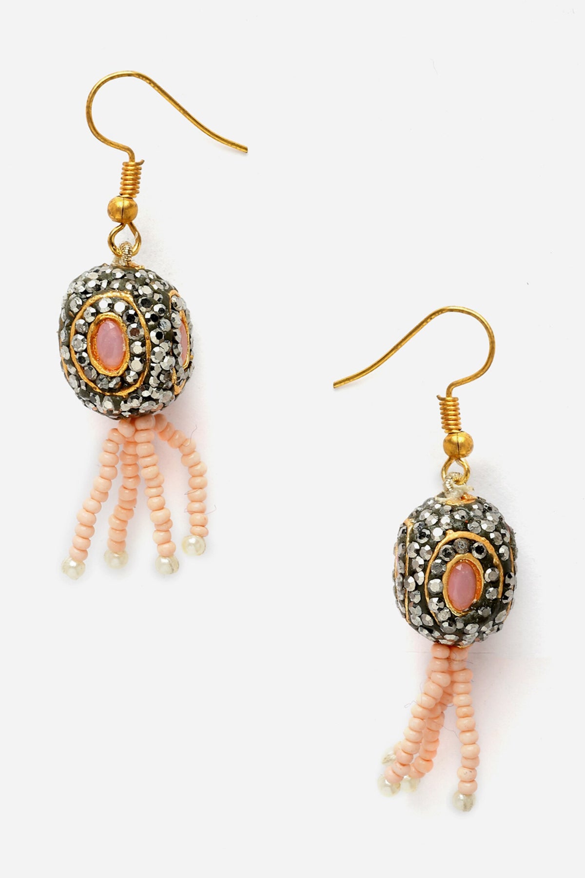 Pearl Embellished Necklace Set 