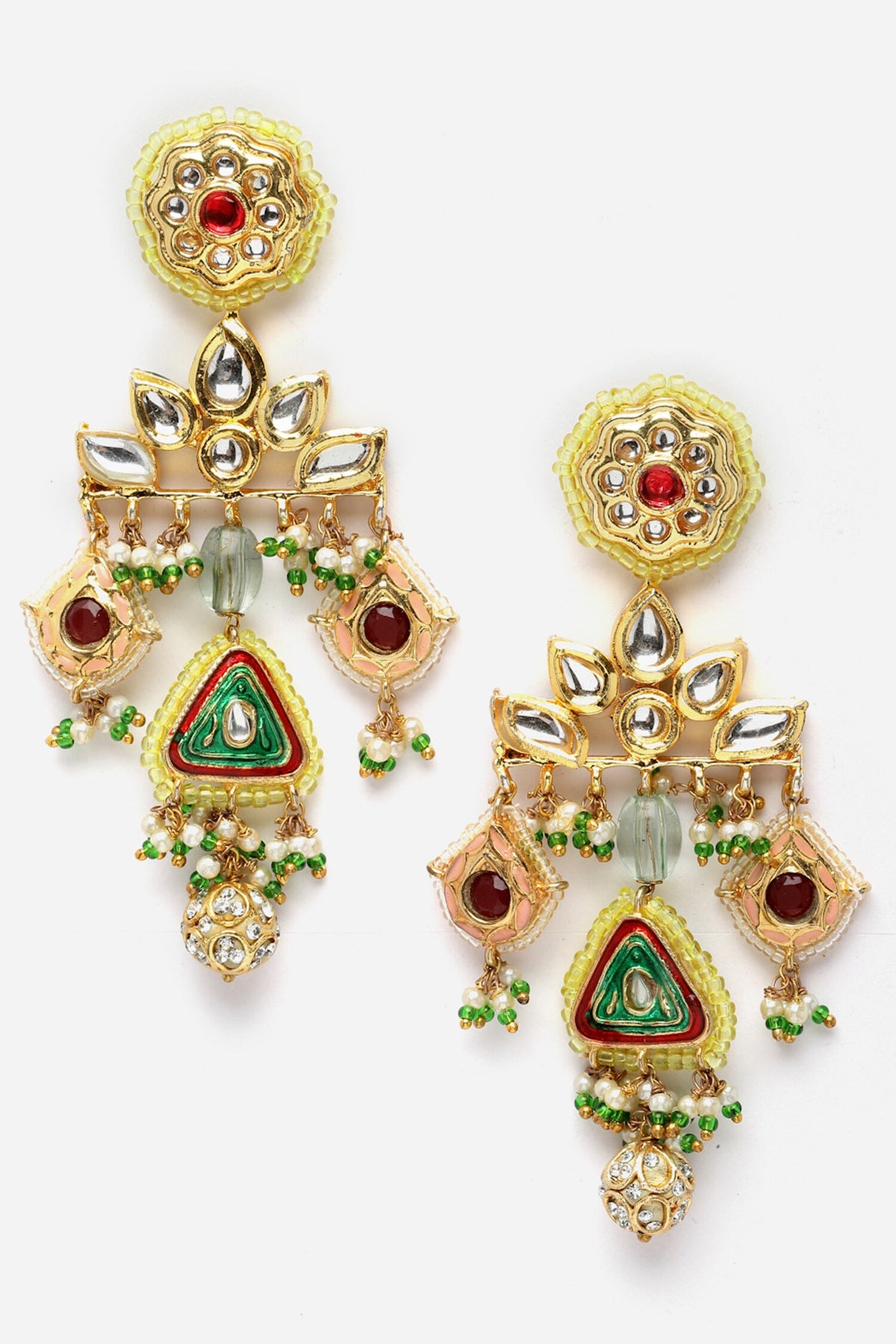 Kundan Embellished Danglers 