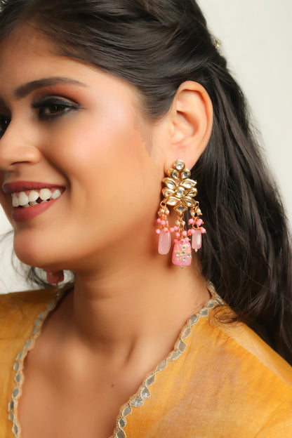 Kundan Embellished Danglers 