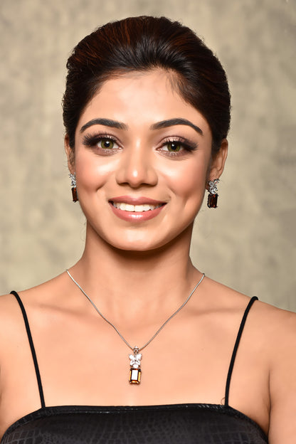 Swarovski Pendant Necklace Set 