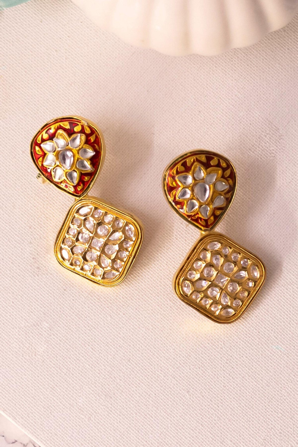 Oval Shaped Earrings 