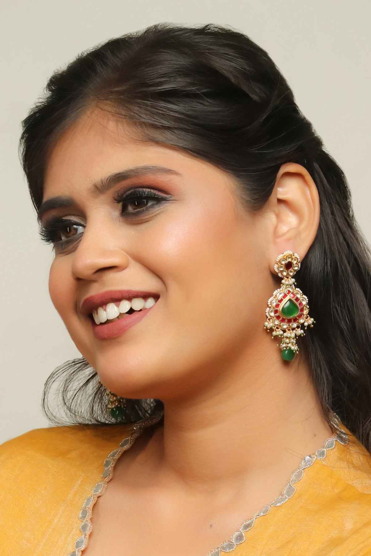 Tear Drop Shaped Earrings 