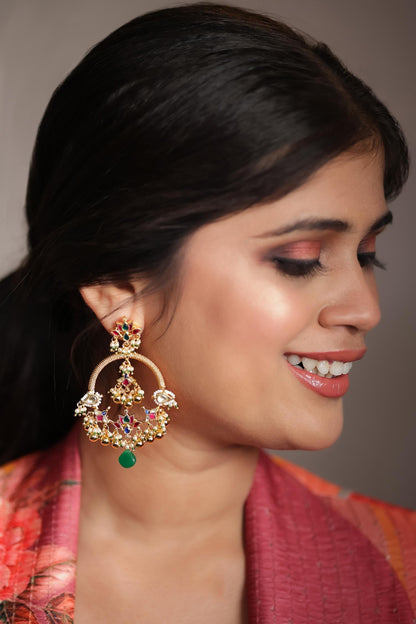 Kundan Embellished Earrings 
