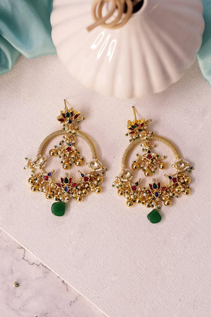 Kundan Embellished Earrings 