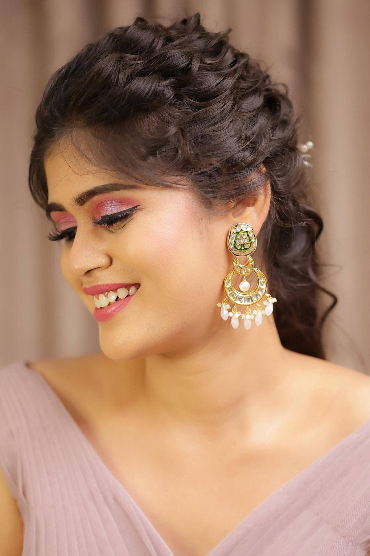 Stone Embellished Chandbalis 