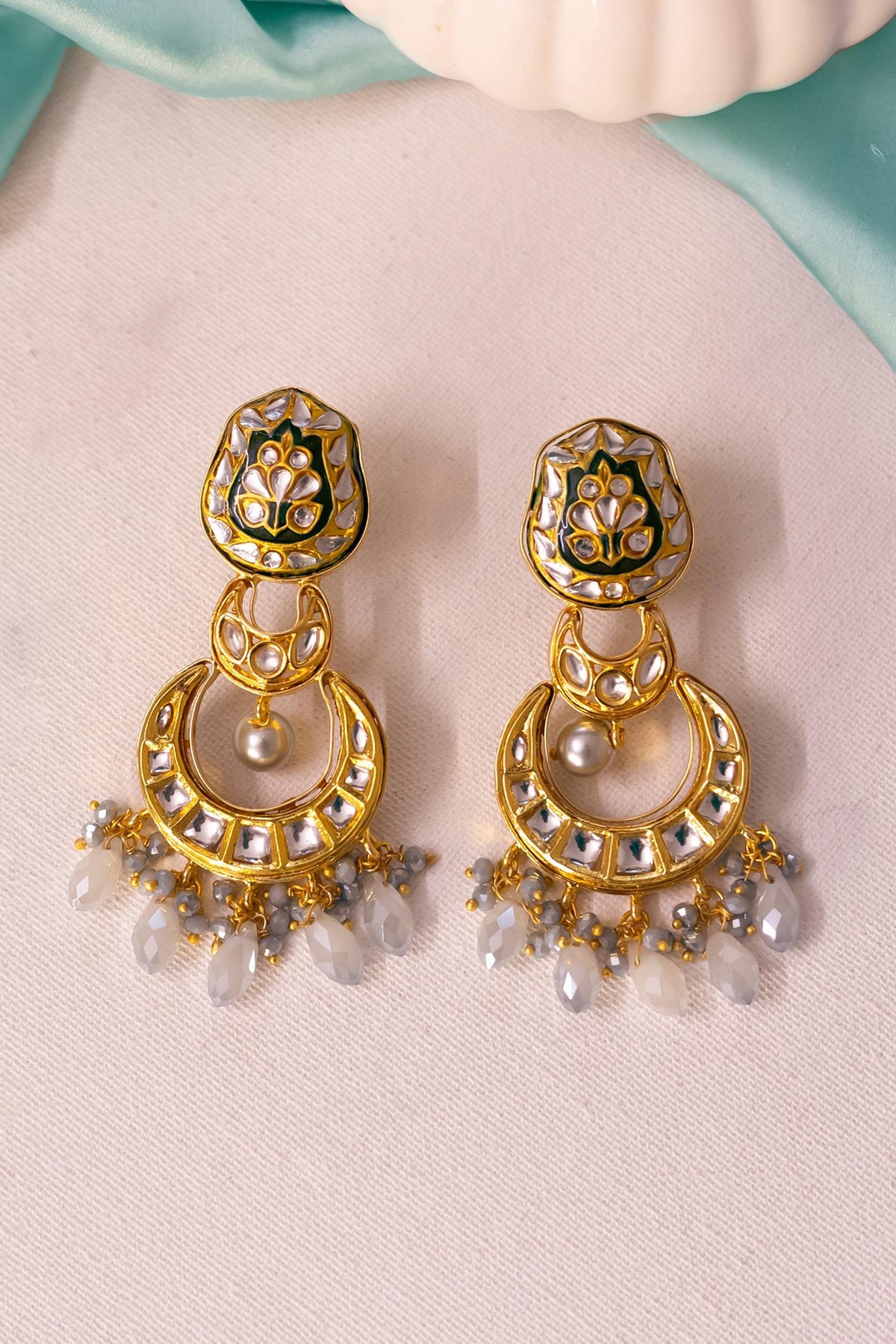 Stone Embellished Chandbalis 