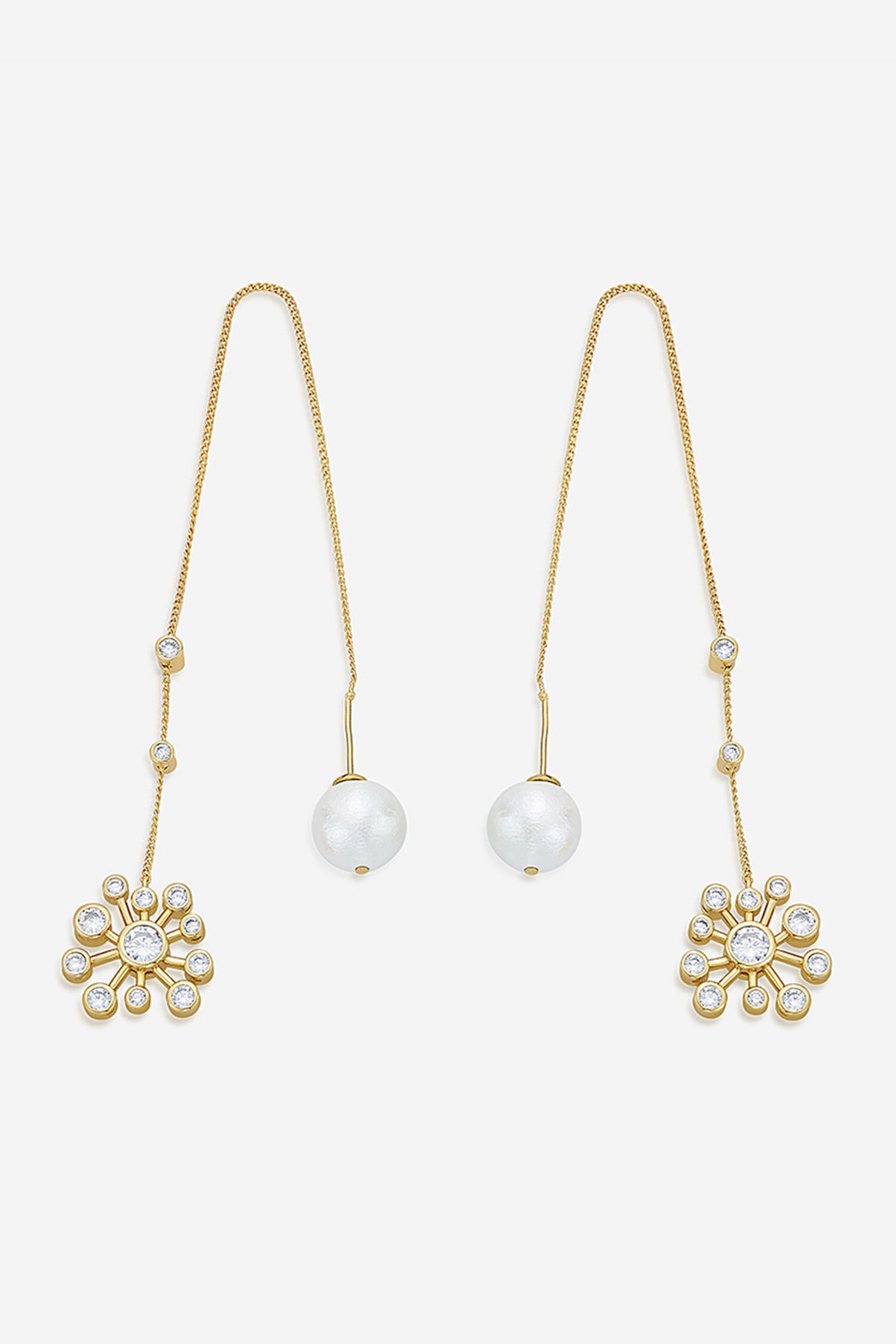 Maharani Floret Needle & Thread Earrings 