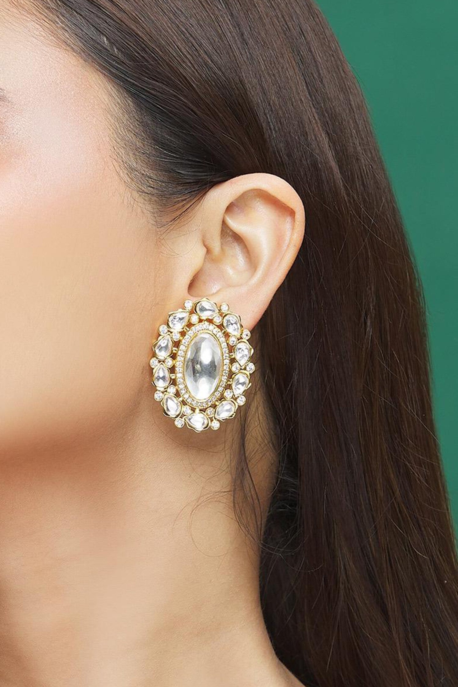 Kundan Embellished Studs 
