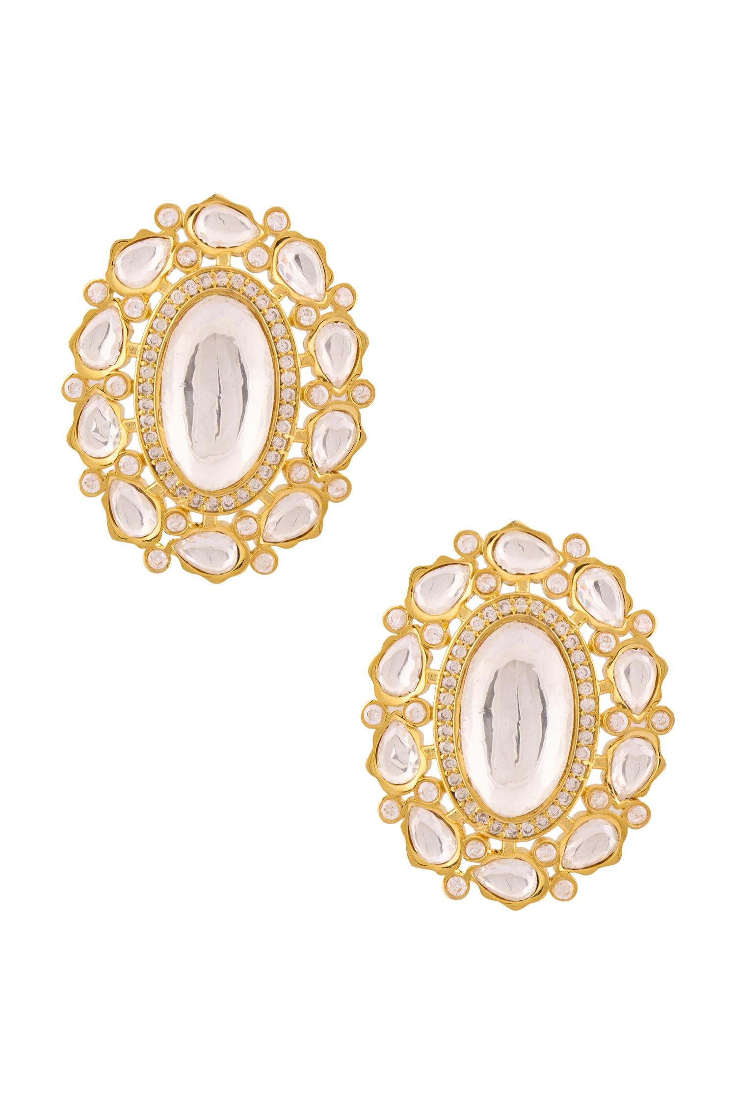 Kundan Embellished Studs 