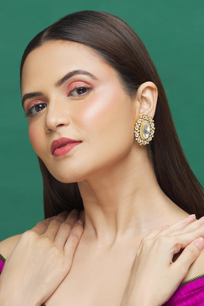 Kundan Embellished Studs 