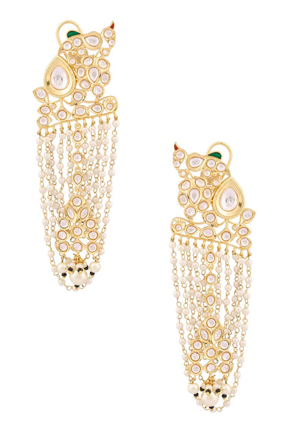 Bead Chain Dangler Earrings 