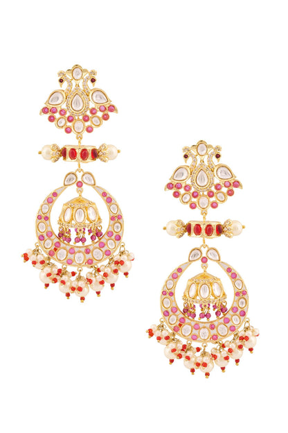 Pearl Drop Dangler Earrings 