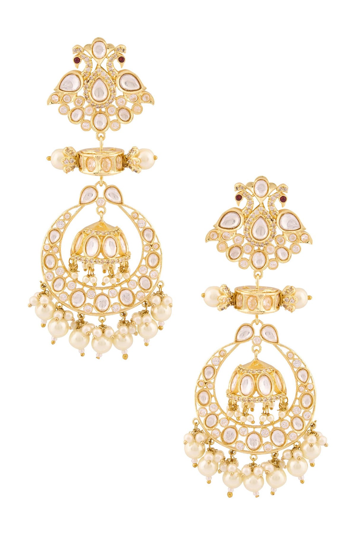Kundan Embellished Dangler Earrings 