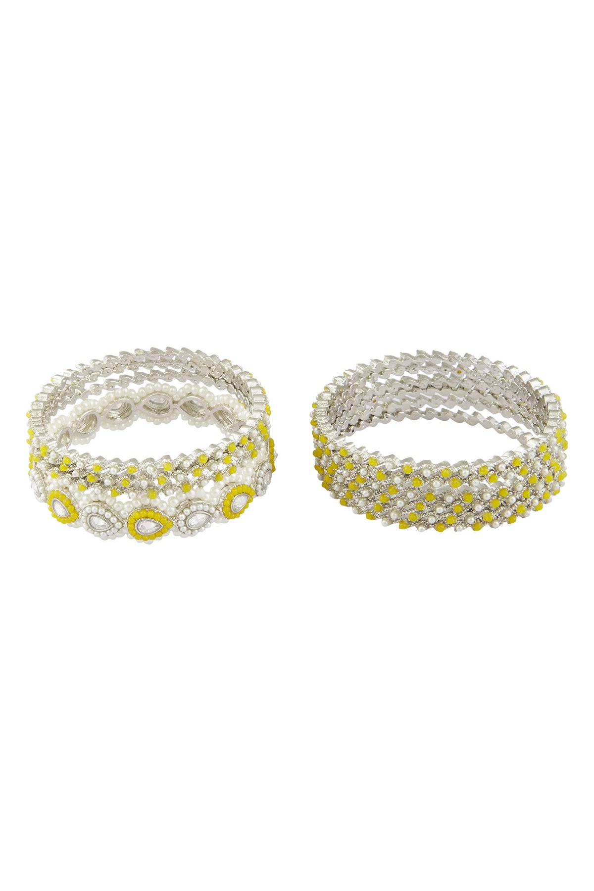 Studded Bangles - Set of 8 