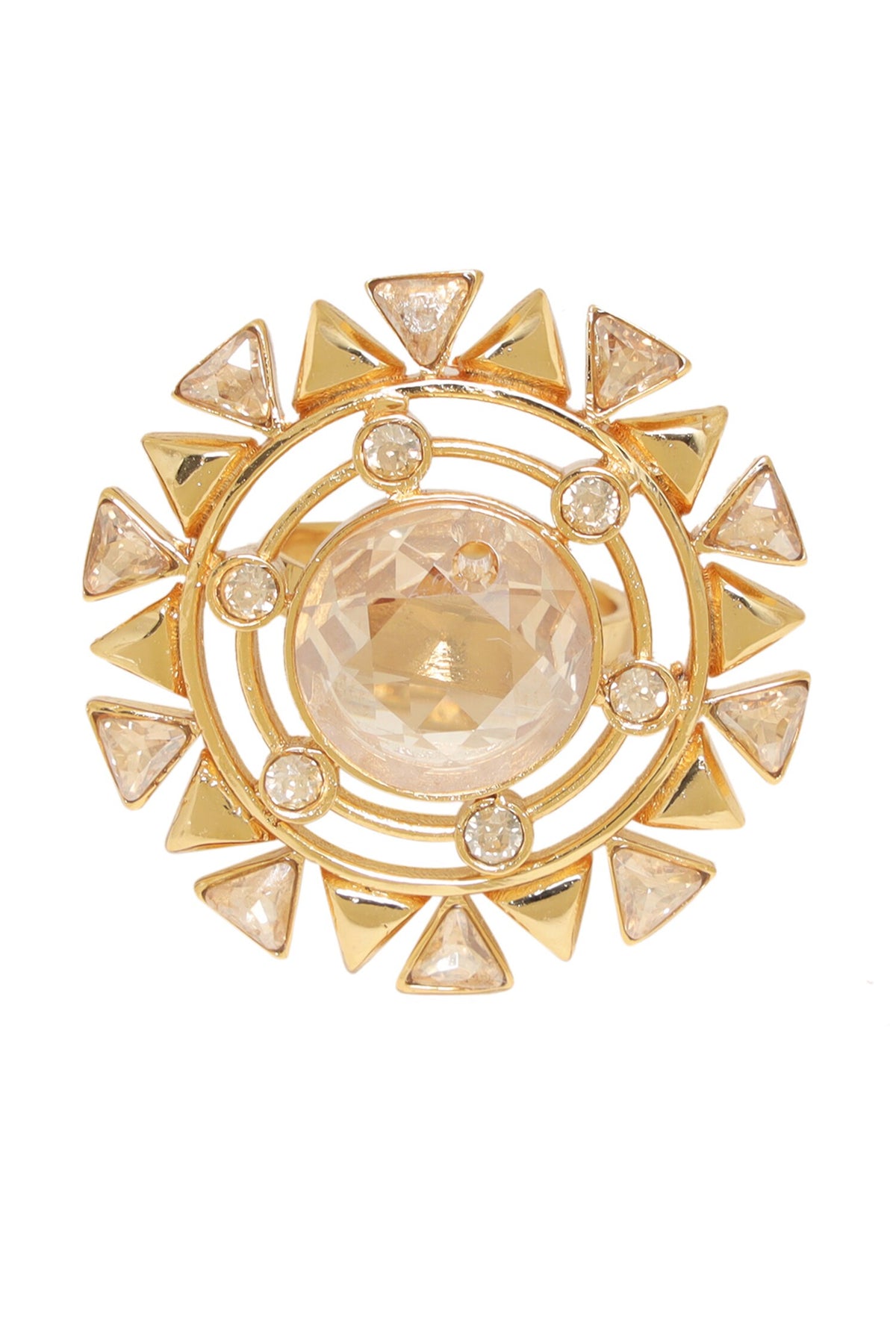 Geometric Cutwork Ring 