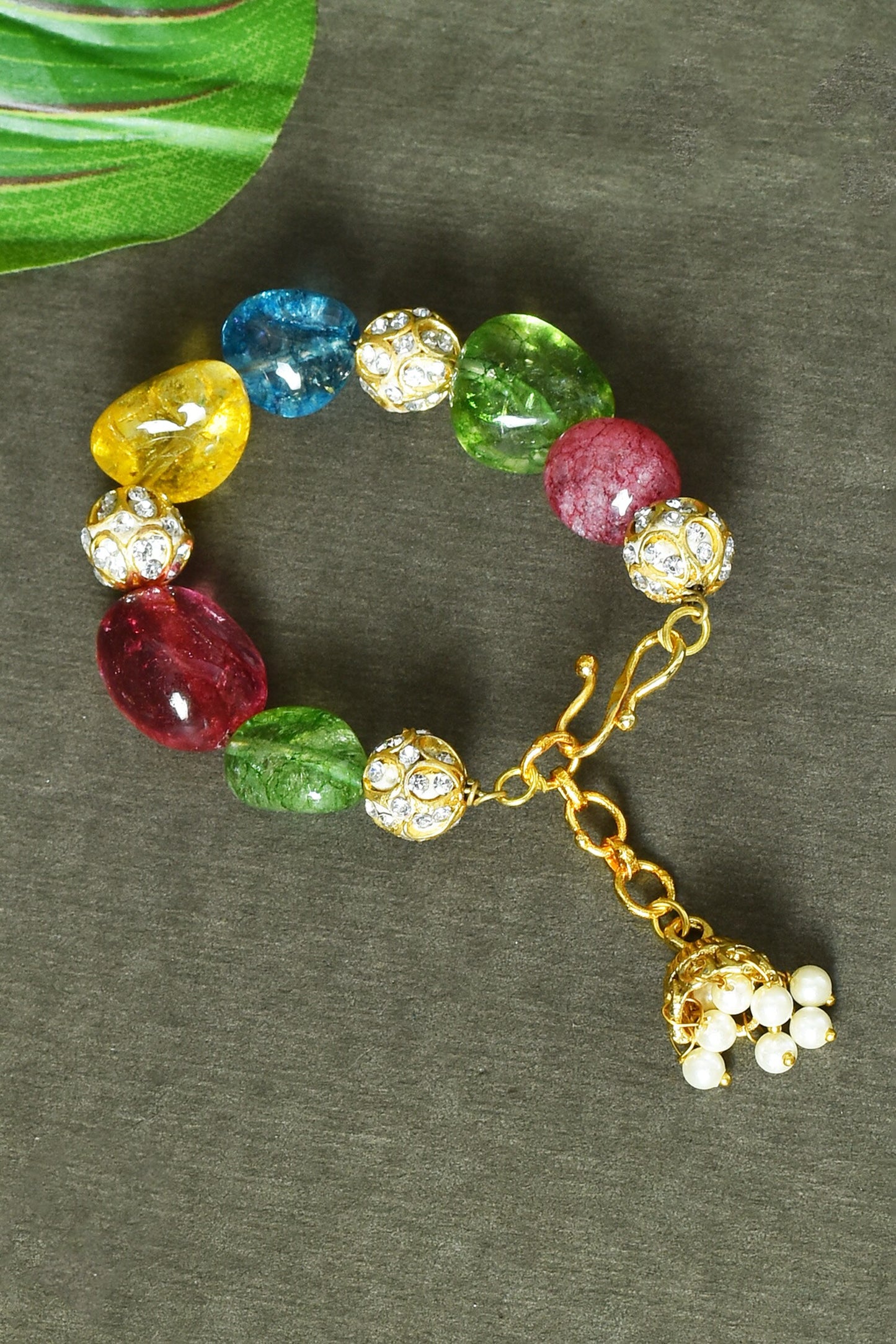 Stone Embellished Bracelet 