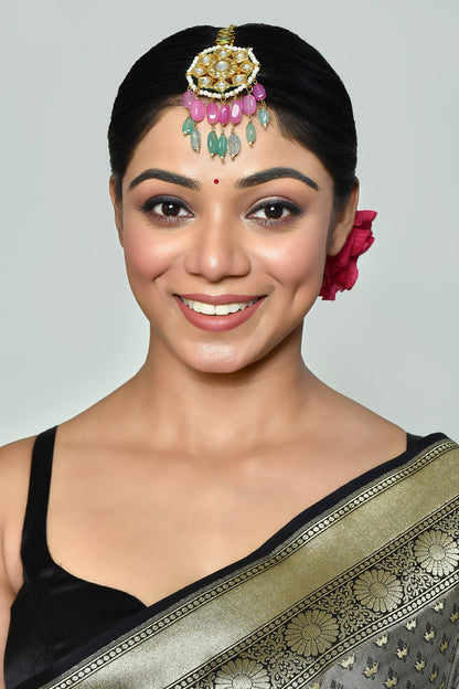 Beads Embellished Maangtikka 