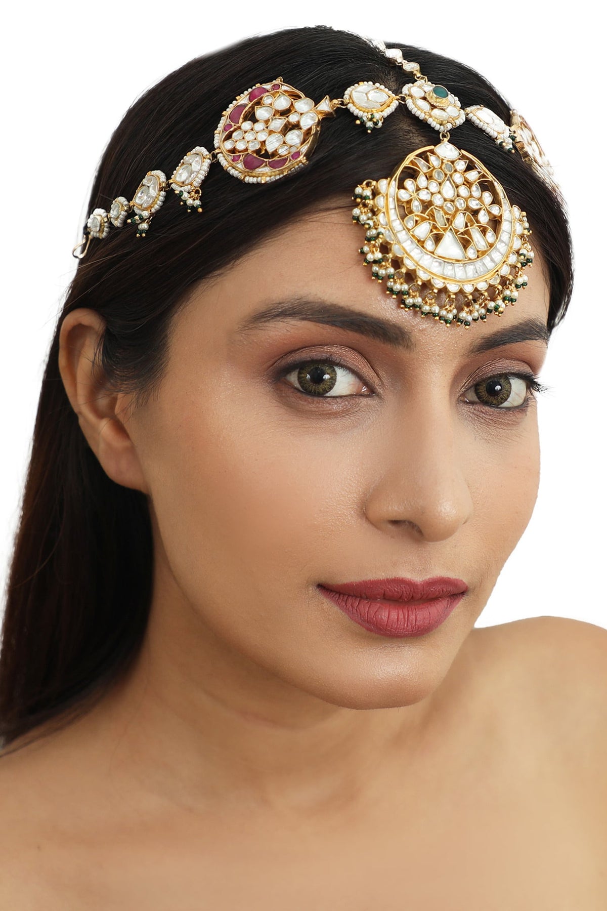 Crescent Moon Motif Mathapatti 
