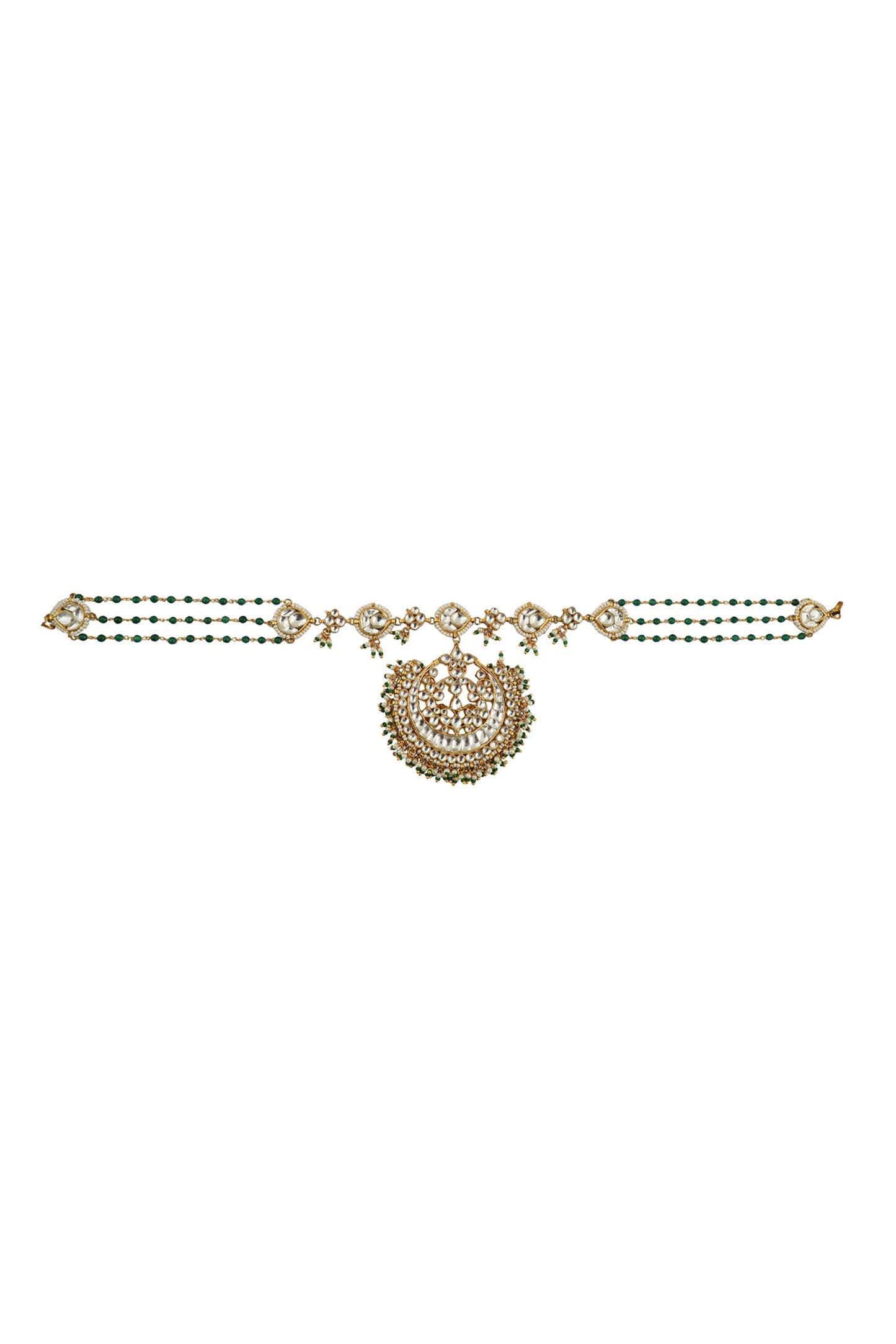 Stone Embellished Mathapatti 