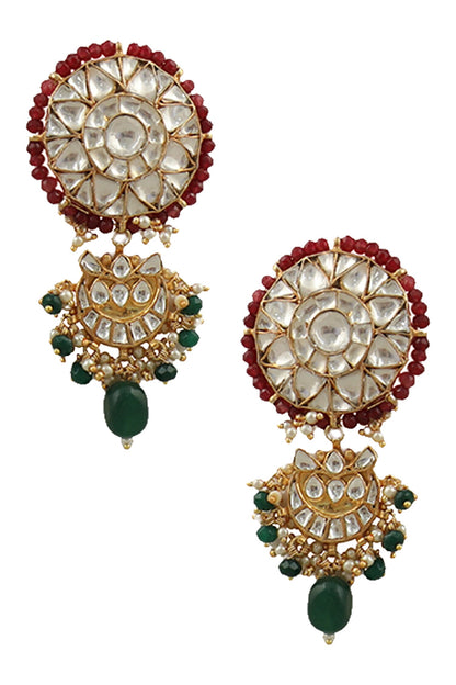 Jadtar Stone Earrings 