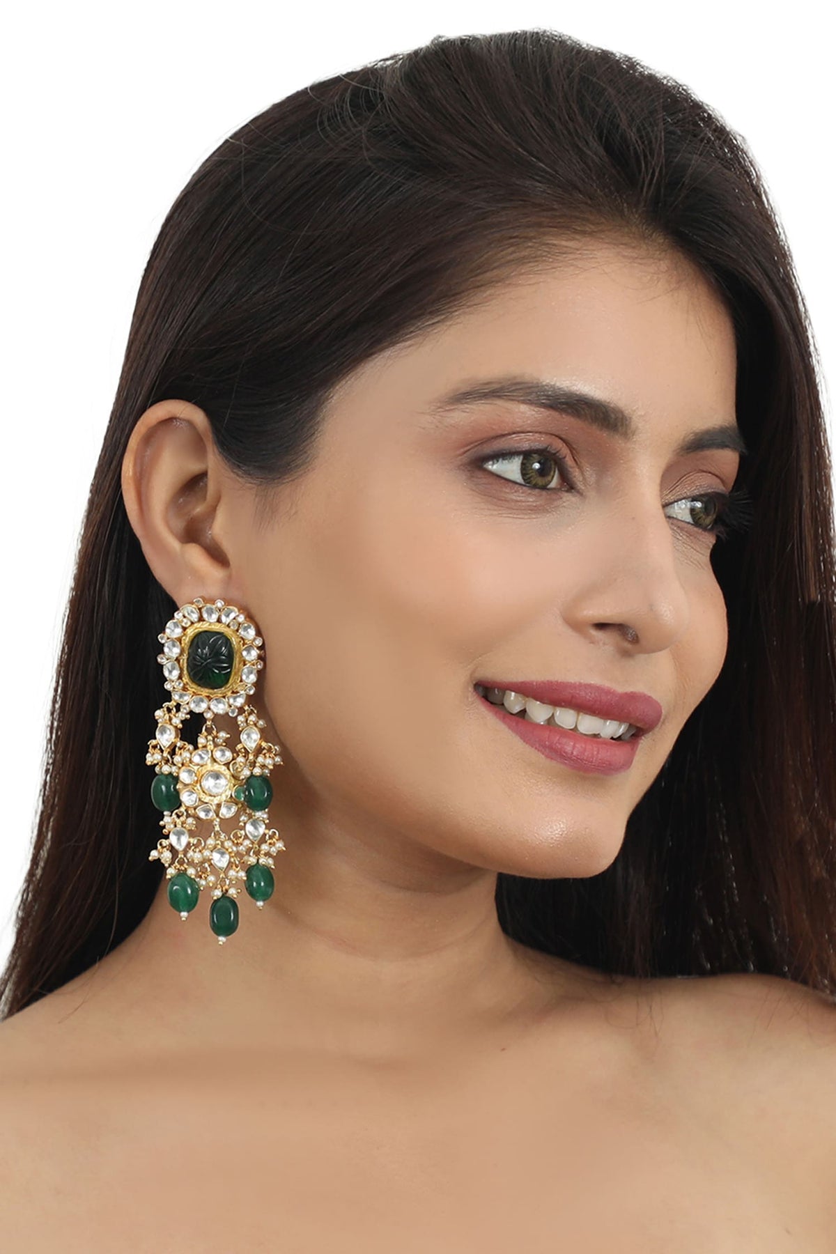 Floral Embellished Earrings 